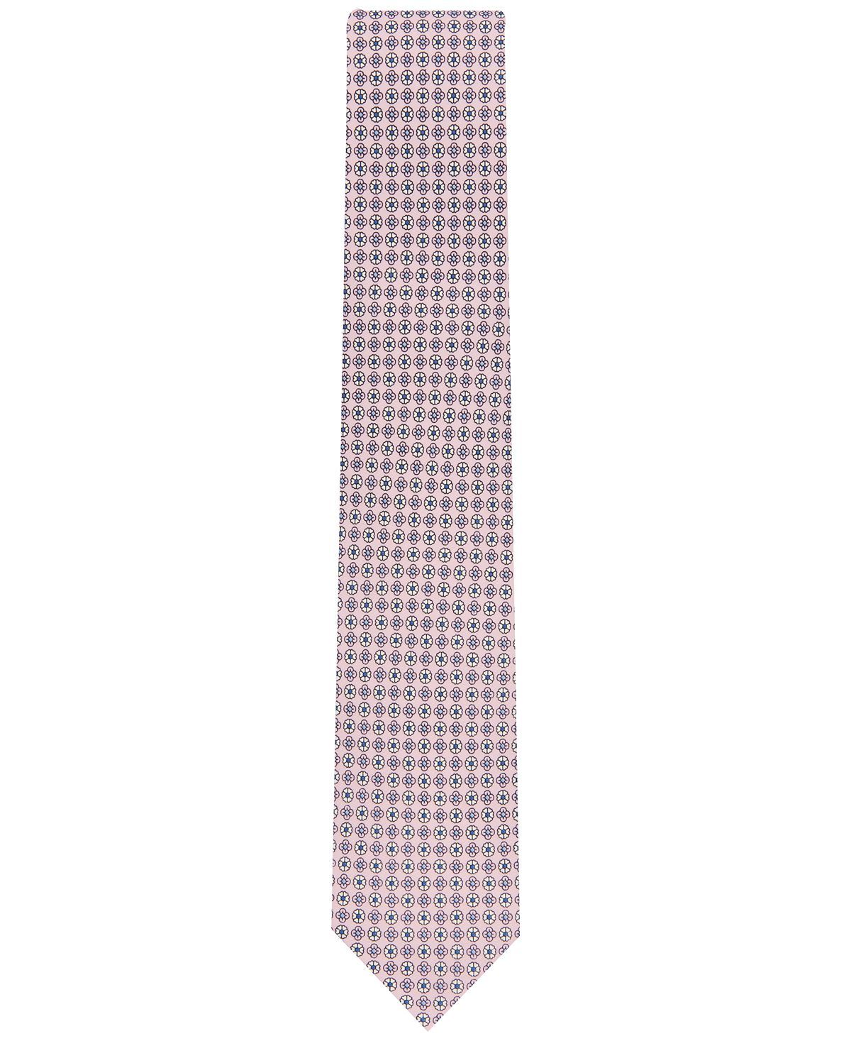 Club Room Emery Slim Floral Neat Tie Pink