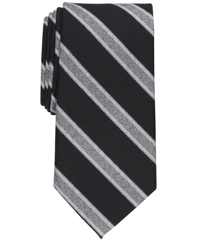 Club Room Stone Classic Stripe Tie