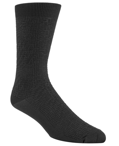 Cole Haan Diagonal Stripe Socks Black