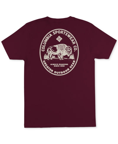 Columbia Tonio Always Roaming Graphic T - Shirt - Rich Wine