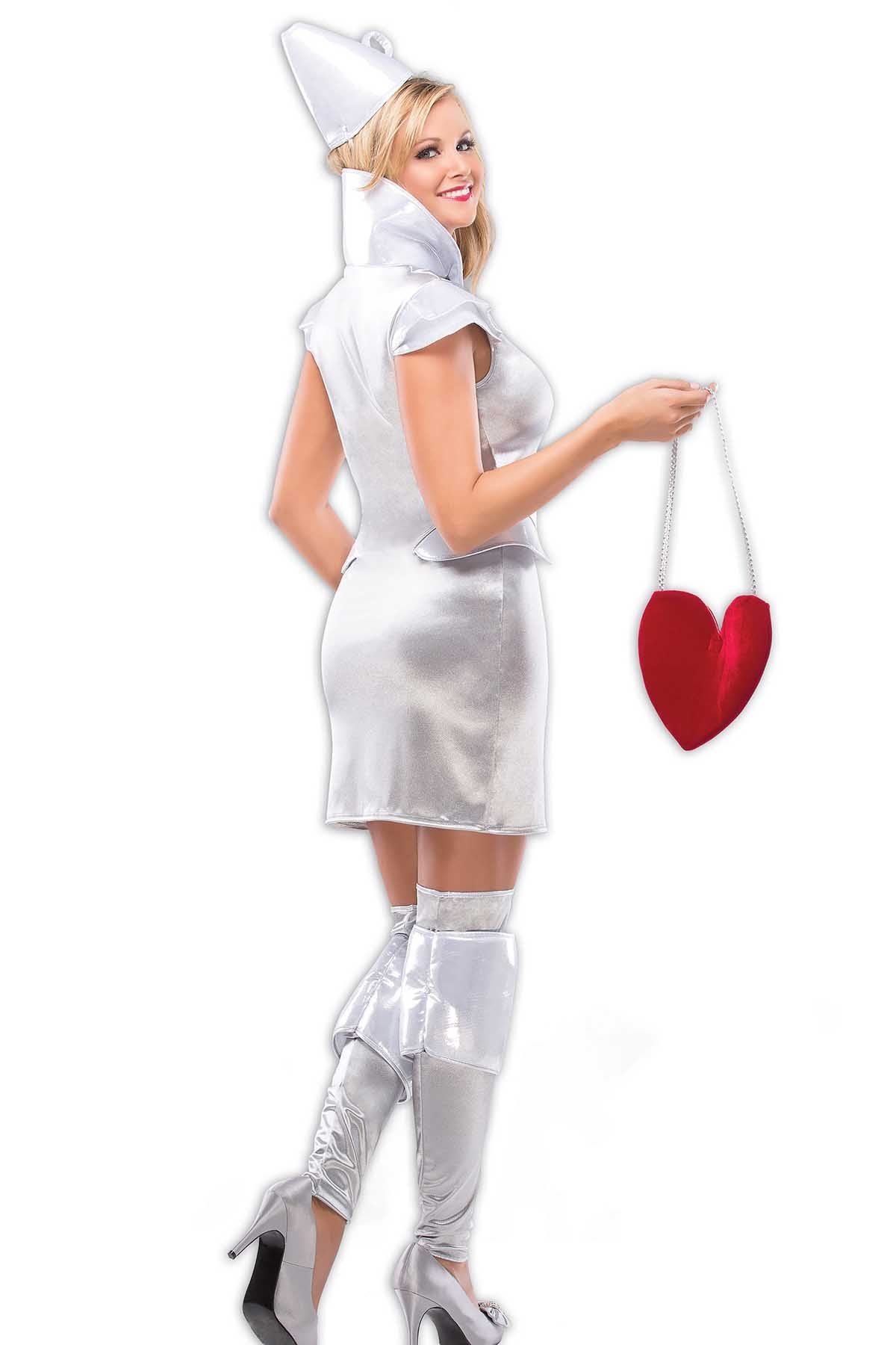 Coquette Silver Sin in Tin Costume