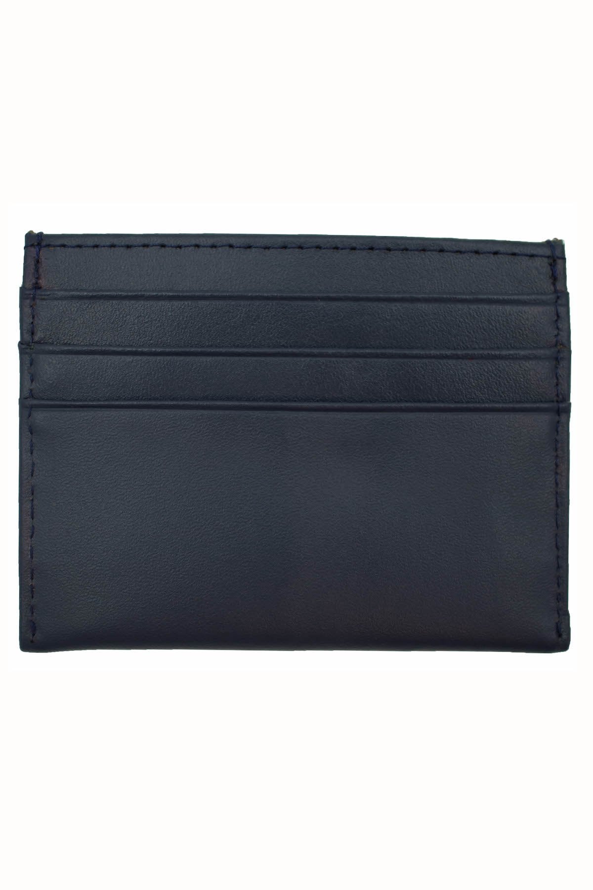 DIBI Blue Denim Slim Leather Wallet