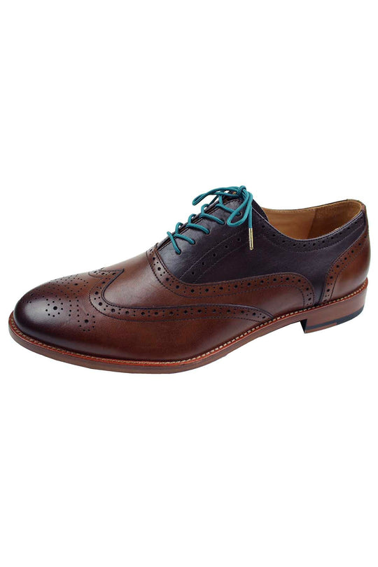DIBI Solid Spruce-Green Dress Shoelaces w/ Gold Aglets