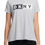 DKNY Sport Pearl Grey Heather Logo Tee