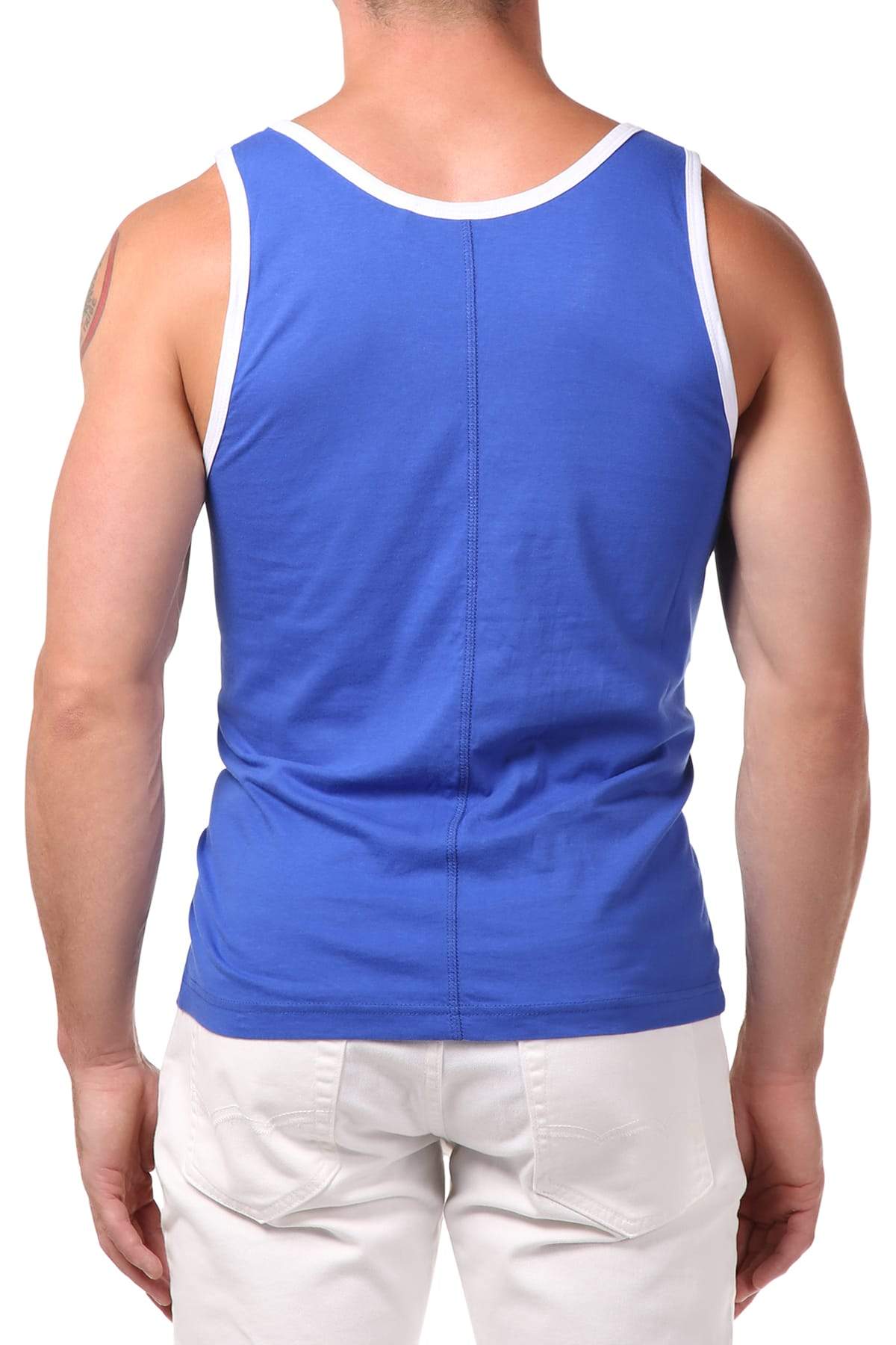Datch Blue All Rights Reserved Tank Top