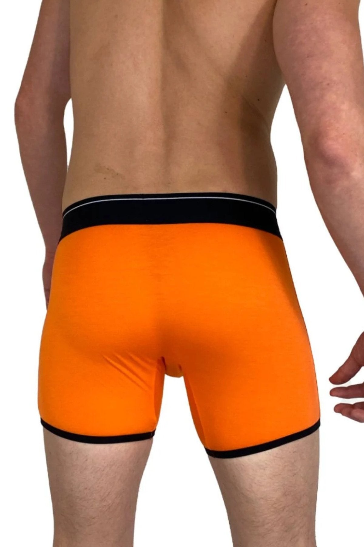 Dirt Squirrel Tangerine Orange Boxer Brief