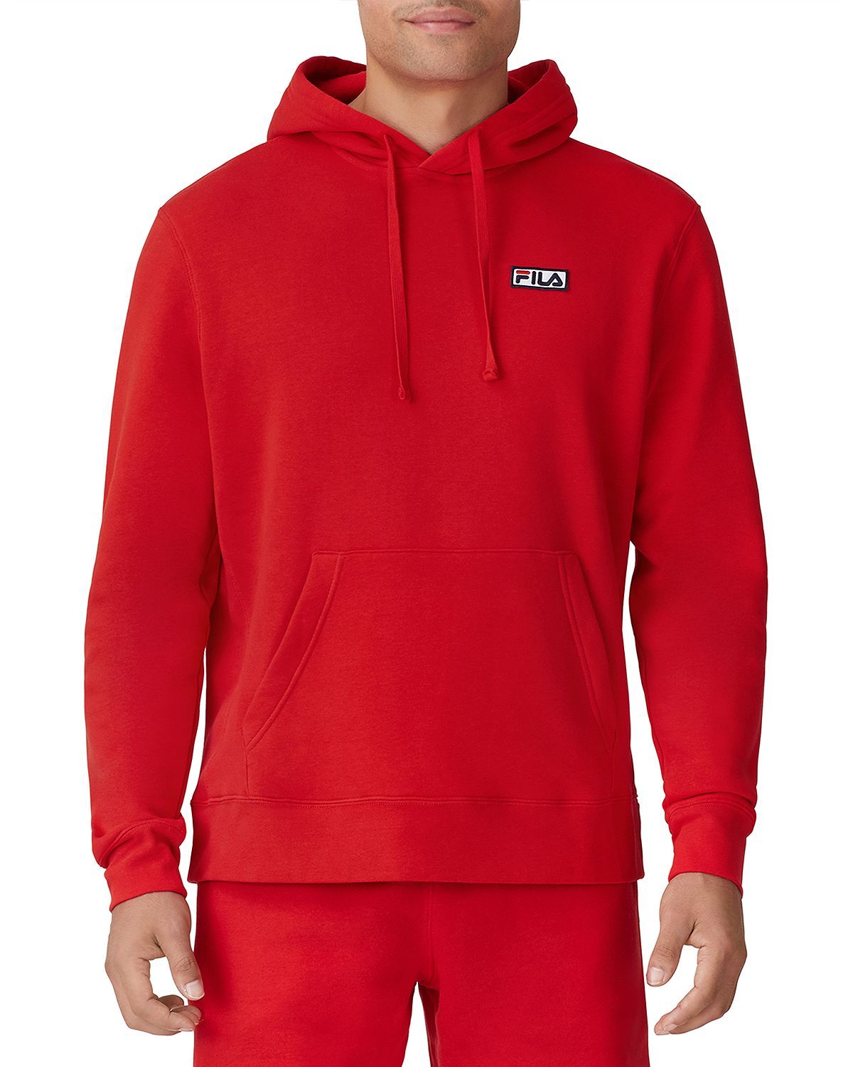Fila Algot Logo Hoodie Chinese Red