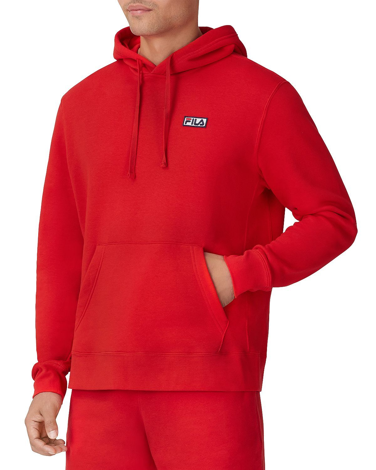 Fila Algot Logo Hoodie Chinese Red