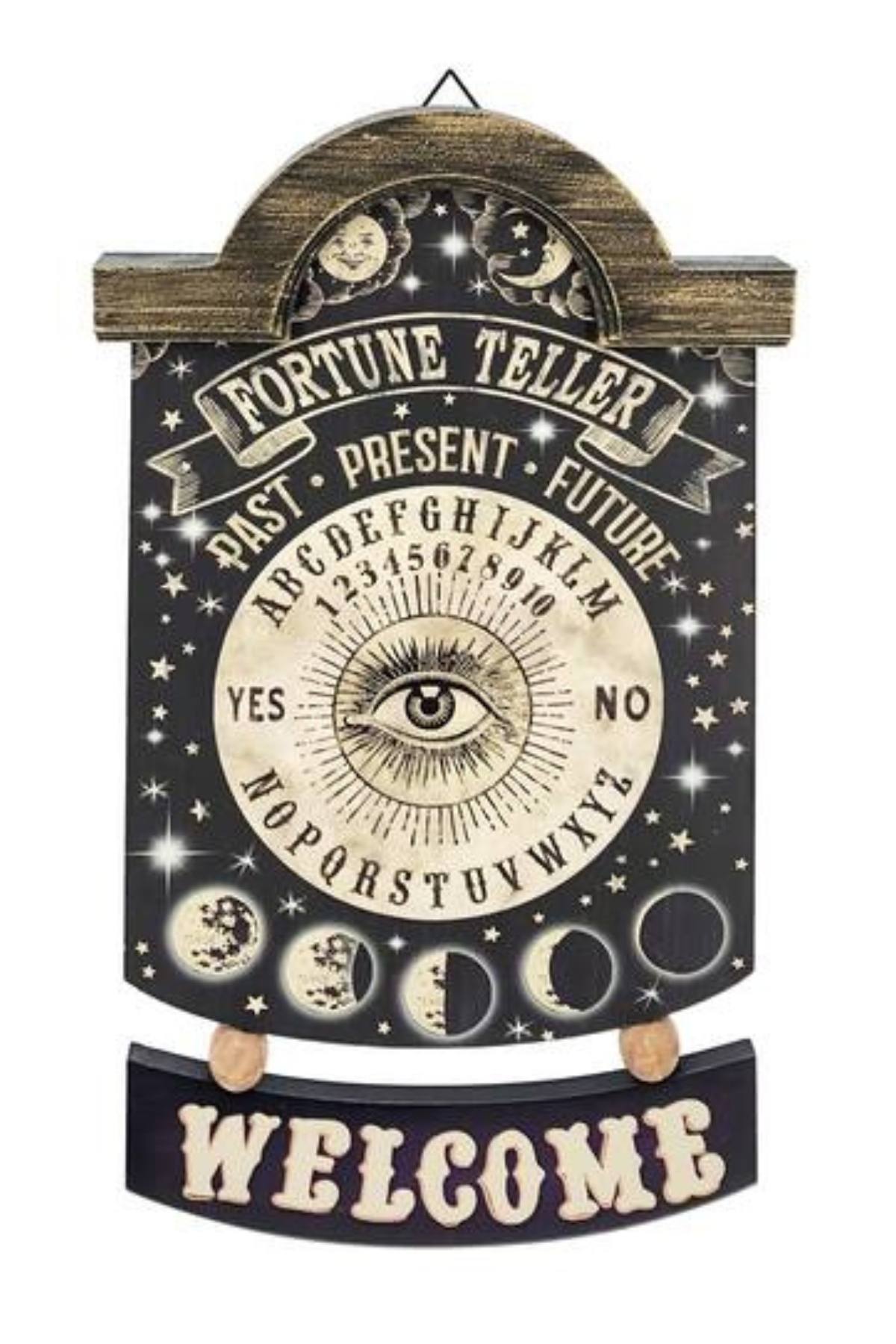 Fortune Teller Welcome Sign