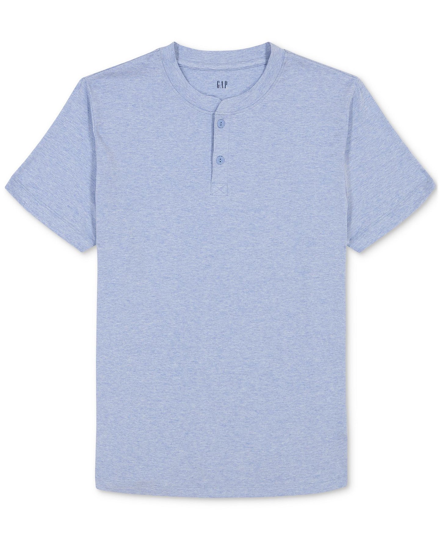 GAP 2-Pc. Heathered Henley Shirt & Shorts Pajama Set