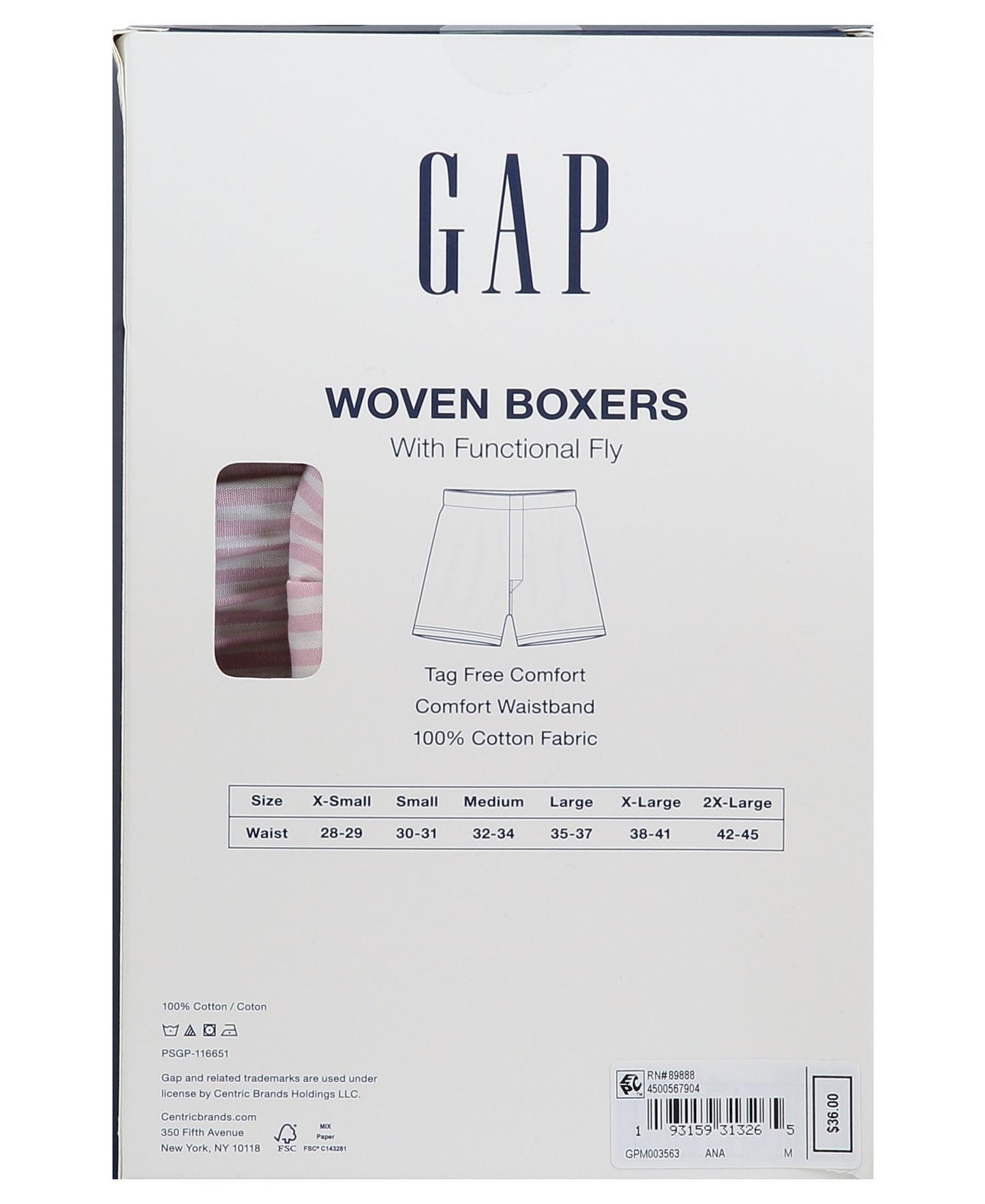 GAP 3-Pk. Cotton Boxers