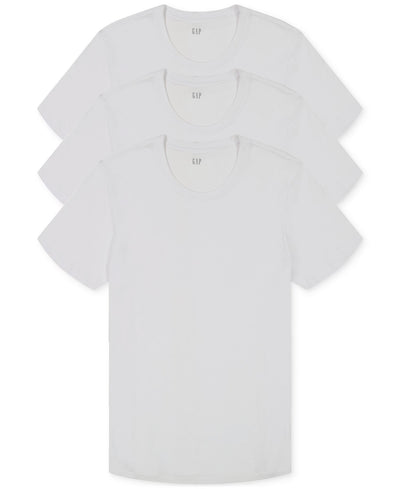 GAP 3-Pk. Cotton Crewneck Undershirt