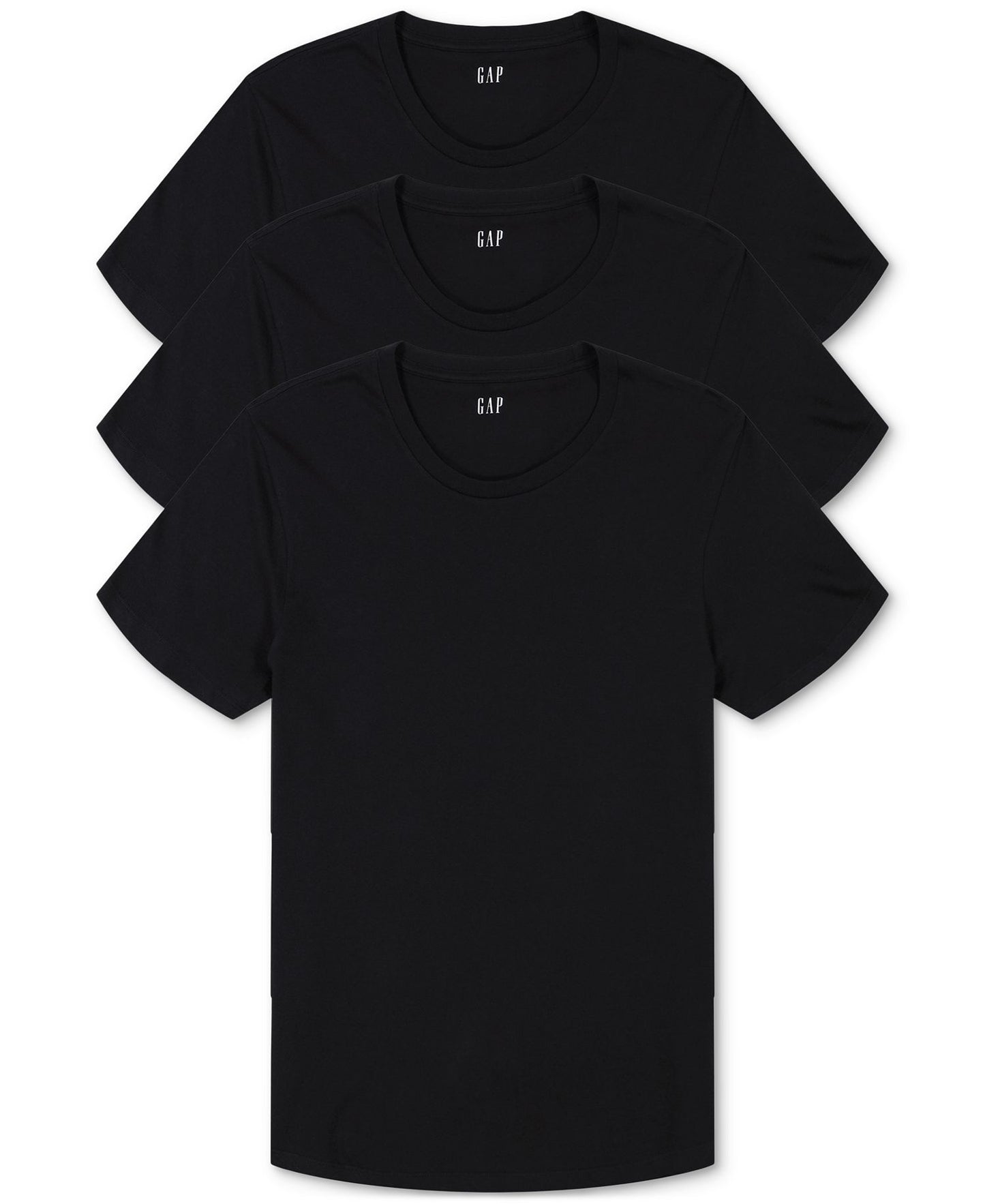 GAP 3-Pk. Cotton Crewneck Undershirt