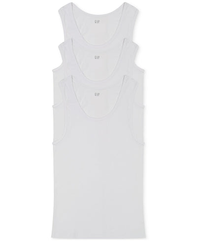 GAP 3-Pk. Cotton Ribbed Tank Tops