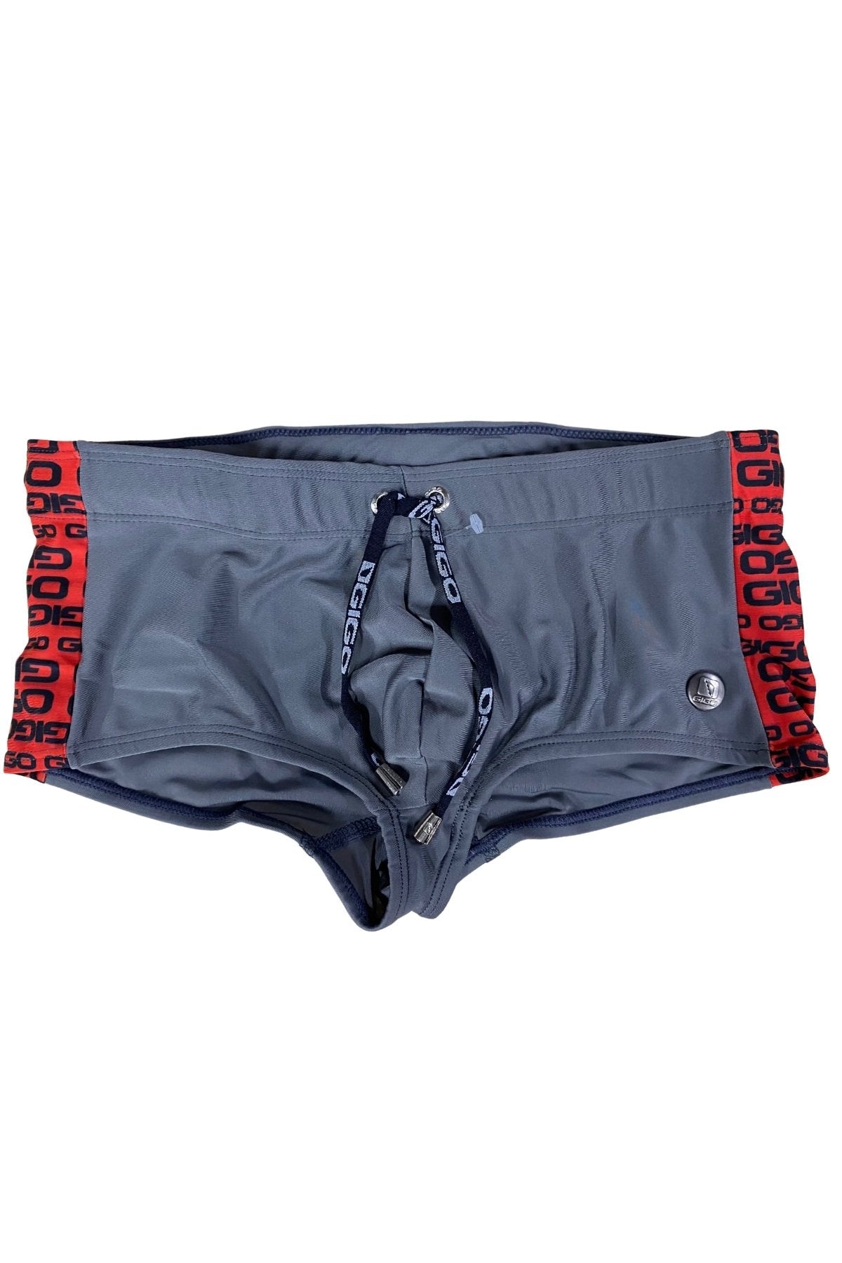 Gigo Grey Sport Swim Trunk