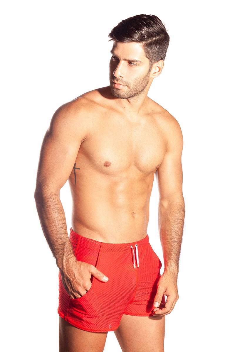 Gigo INSINUATING RED Mesh Shorts