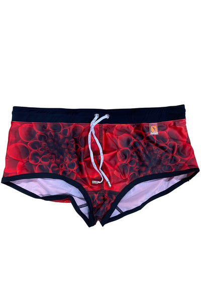 Gigo Red Bloom Swim Trunk