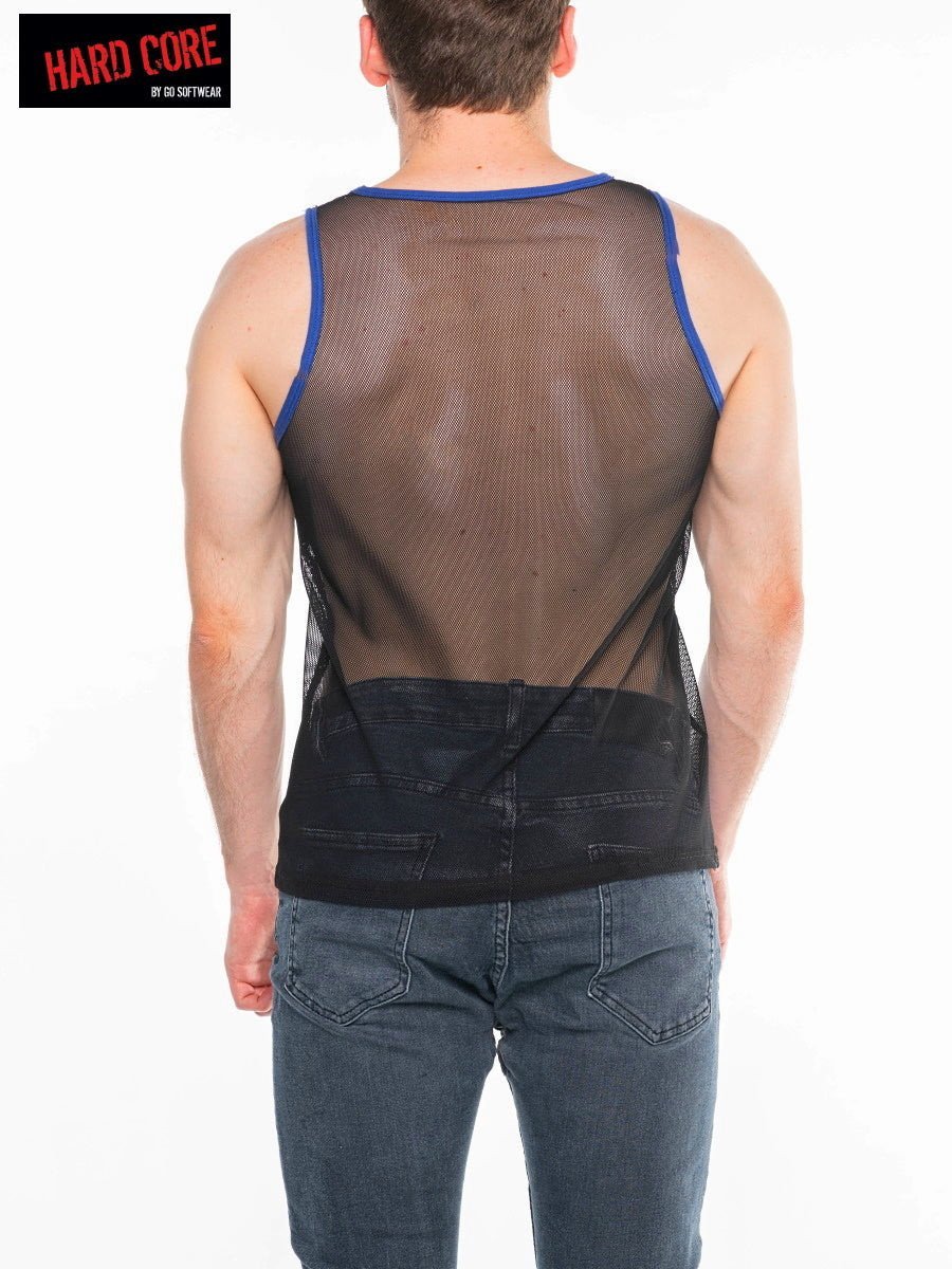 Go Softwear Black and royal Frisky Tank Top