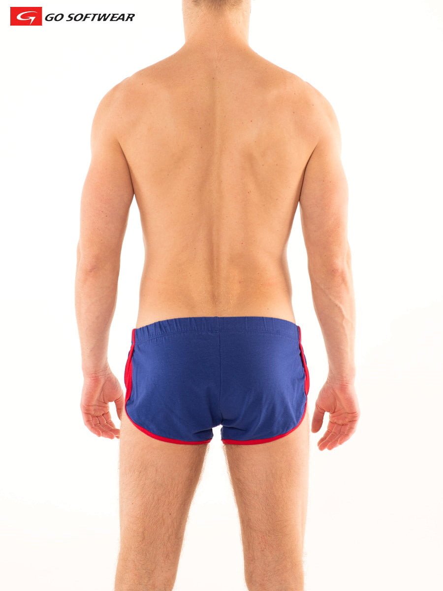 Go Softwear Royal and Red California Shorty w/Side Split