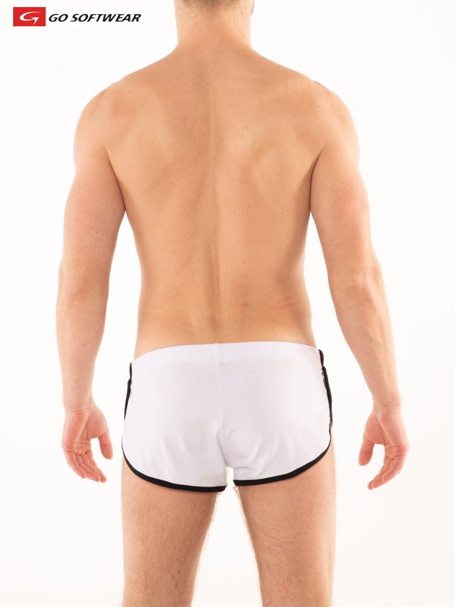 Go Softwear White and Black California Shorty w/Side Split