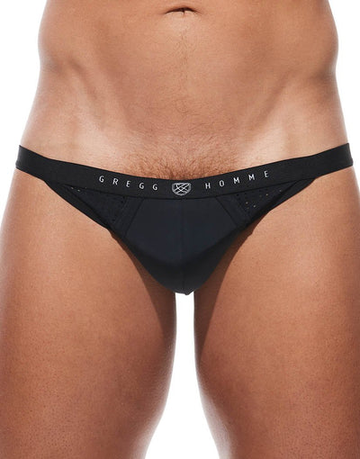 Gregg Homme Black Push up 4.0 Thong