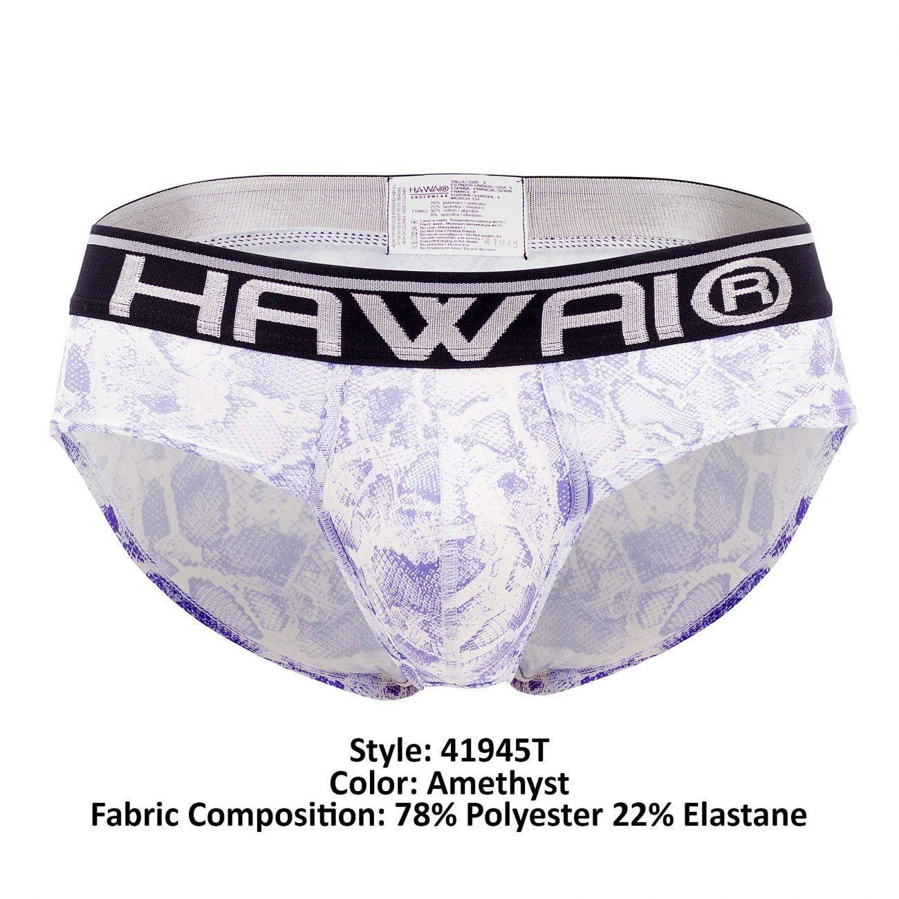 HAWAI Amethyst 41945T Animal Print Hip Brief