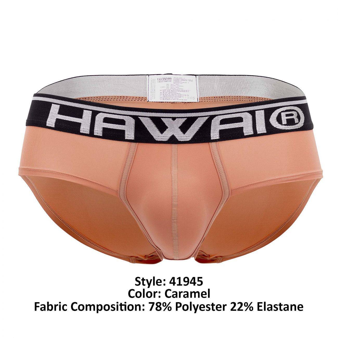 HAWAI Caramel 41945 Solid Hip Brief