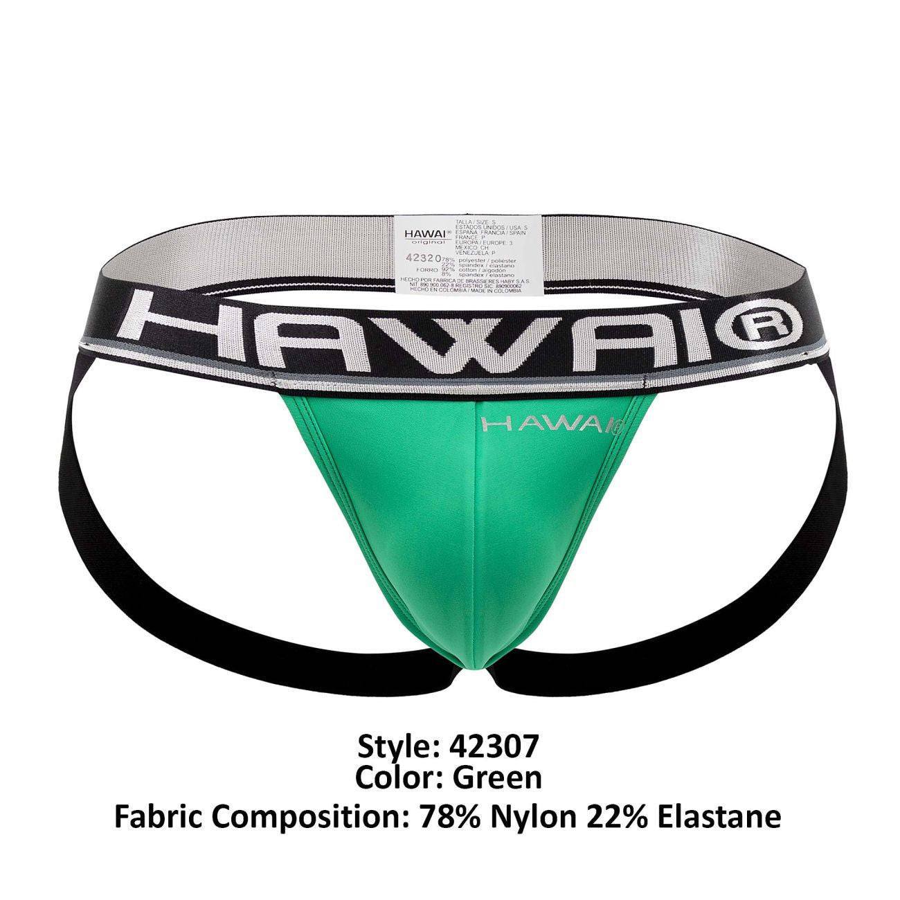 HAWAI Green 42307 Microfiber Jockstrap