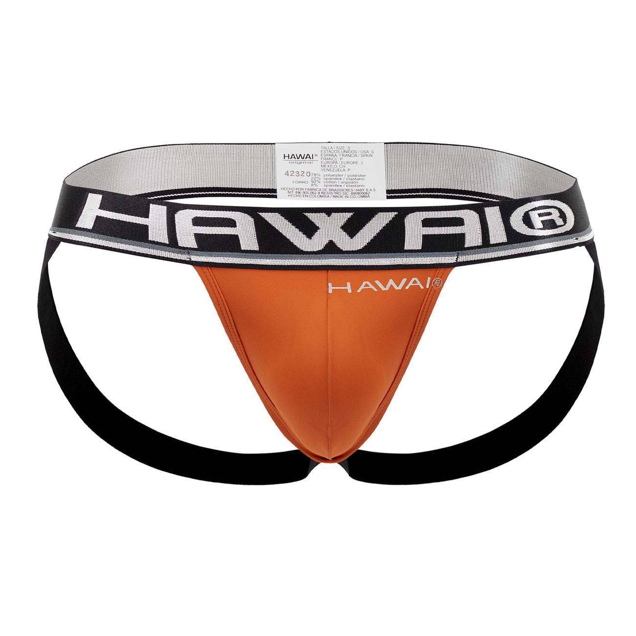 HAWAI Orange 42307 Microfiber Jockstrap