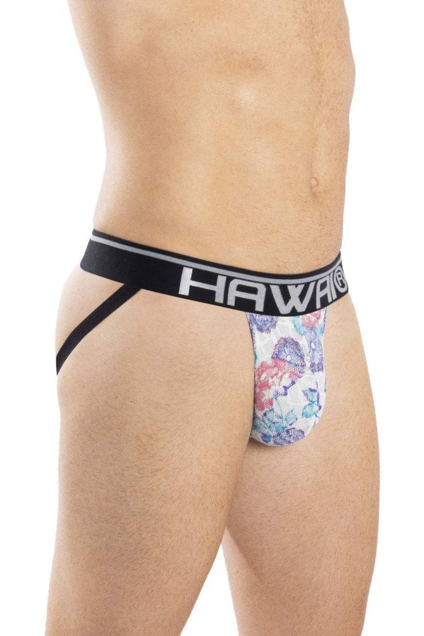 HAWAI Pink 42052 Flowers Athletic Jockstrap