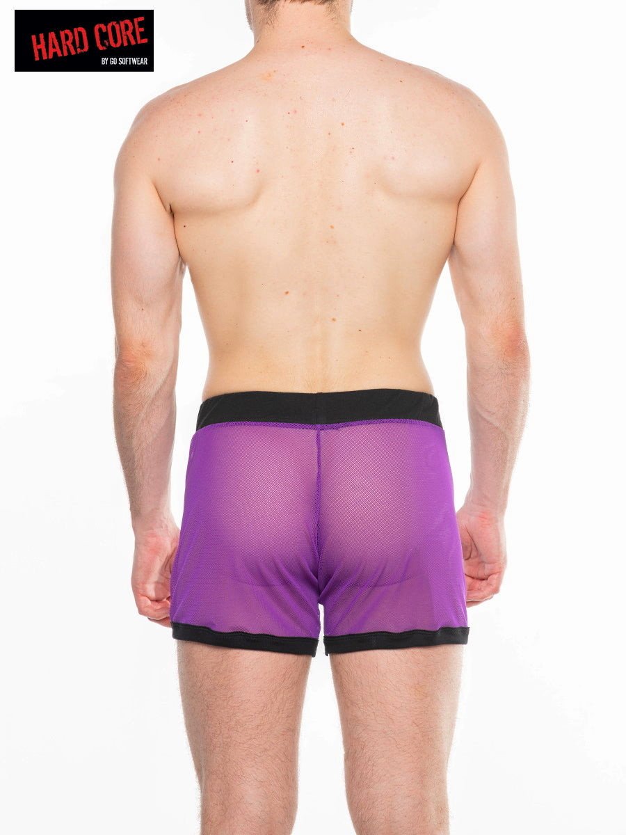 Hard Core Purple Frisky Short With Liner