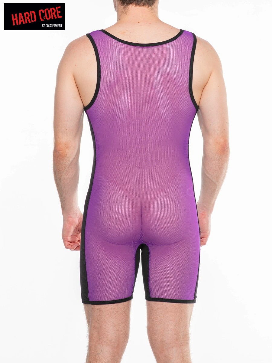 Hard Core Purple Frisky Singlet