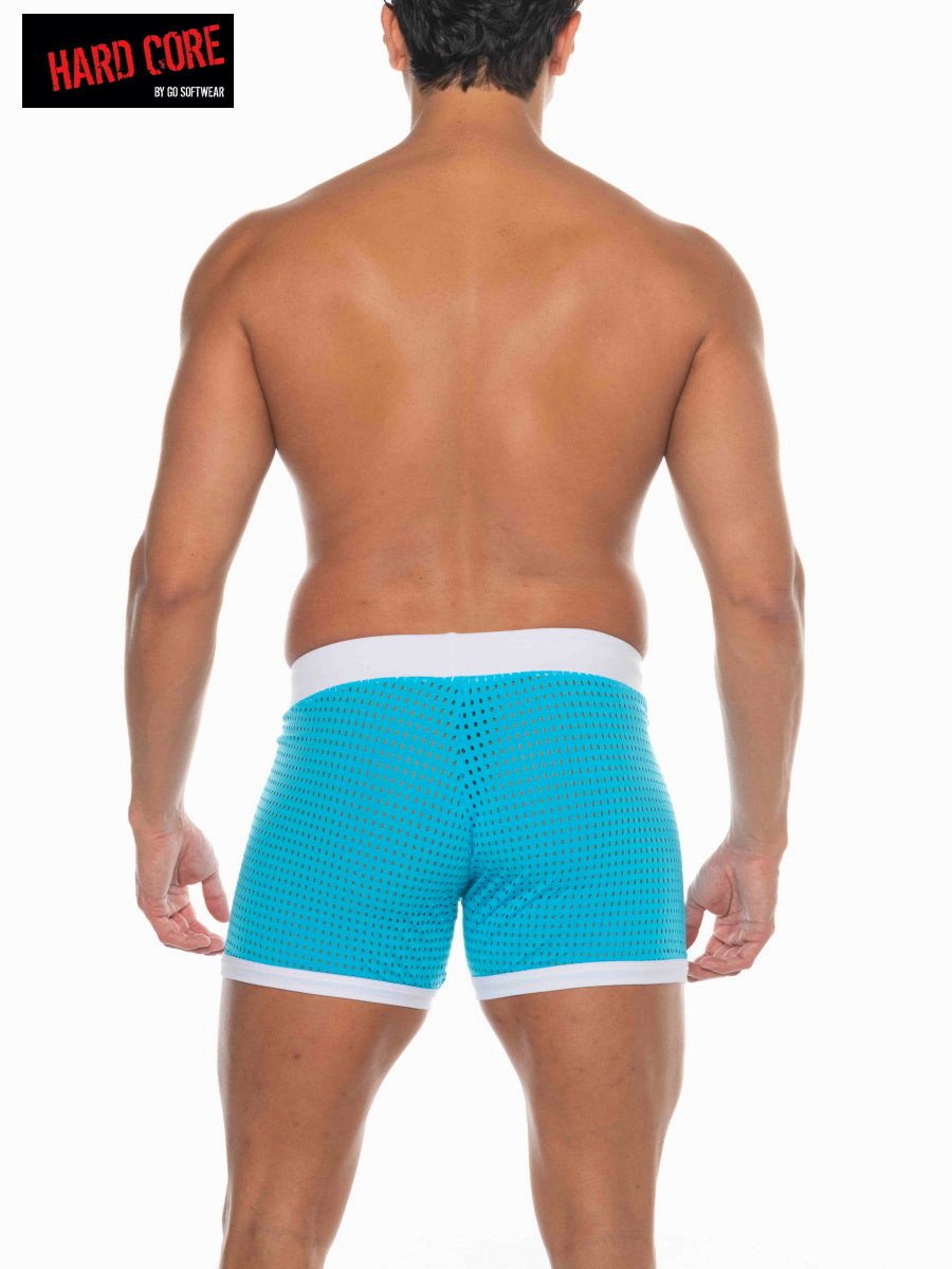Hard Core Turquoise Tryst Short W/Drawcord
