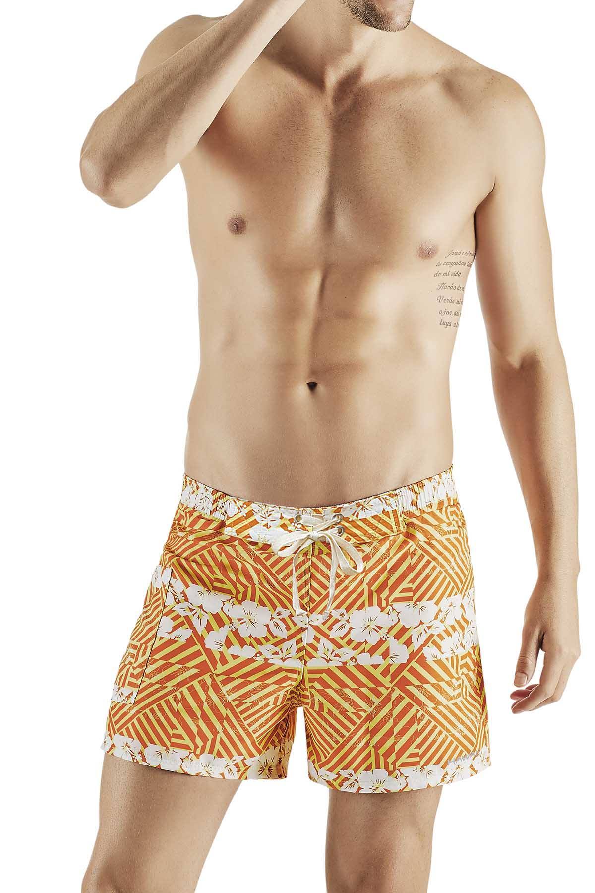 Hawai Yellow 51702 Swim Trunk Short