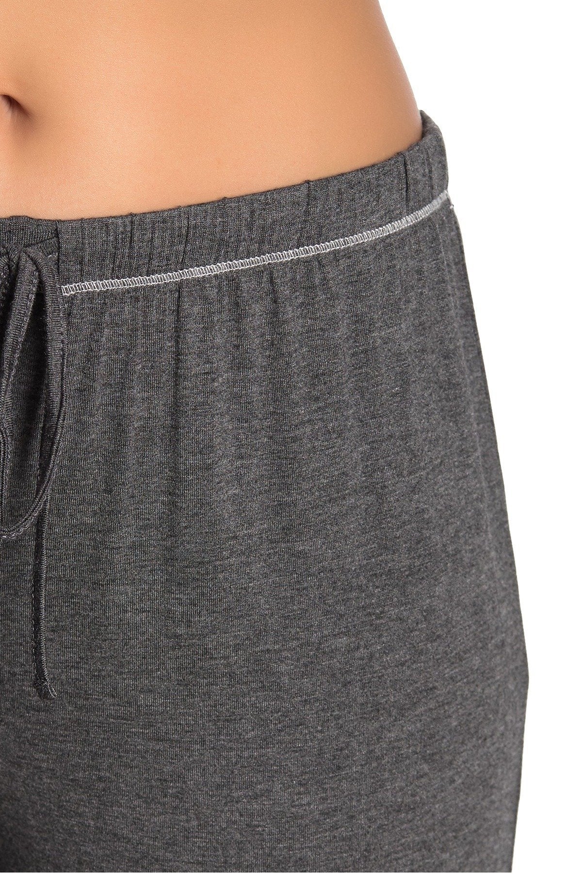Honeydew Intimates Charcoal/Cream Long Babycakes Pajama Set