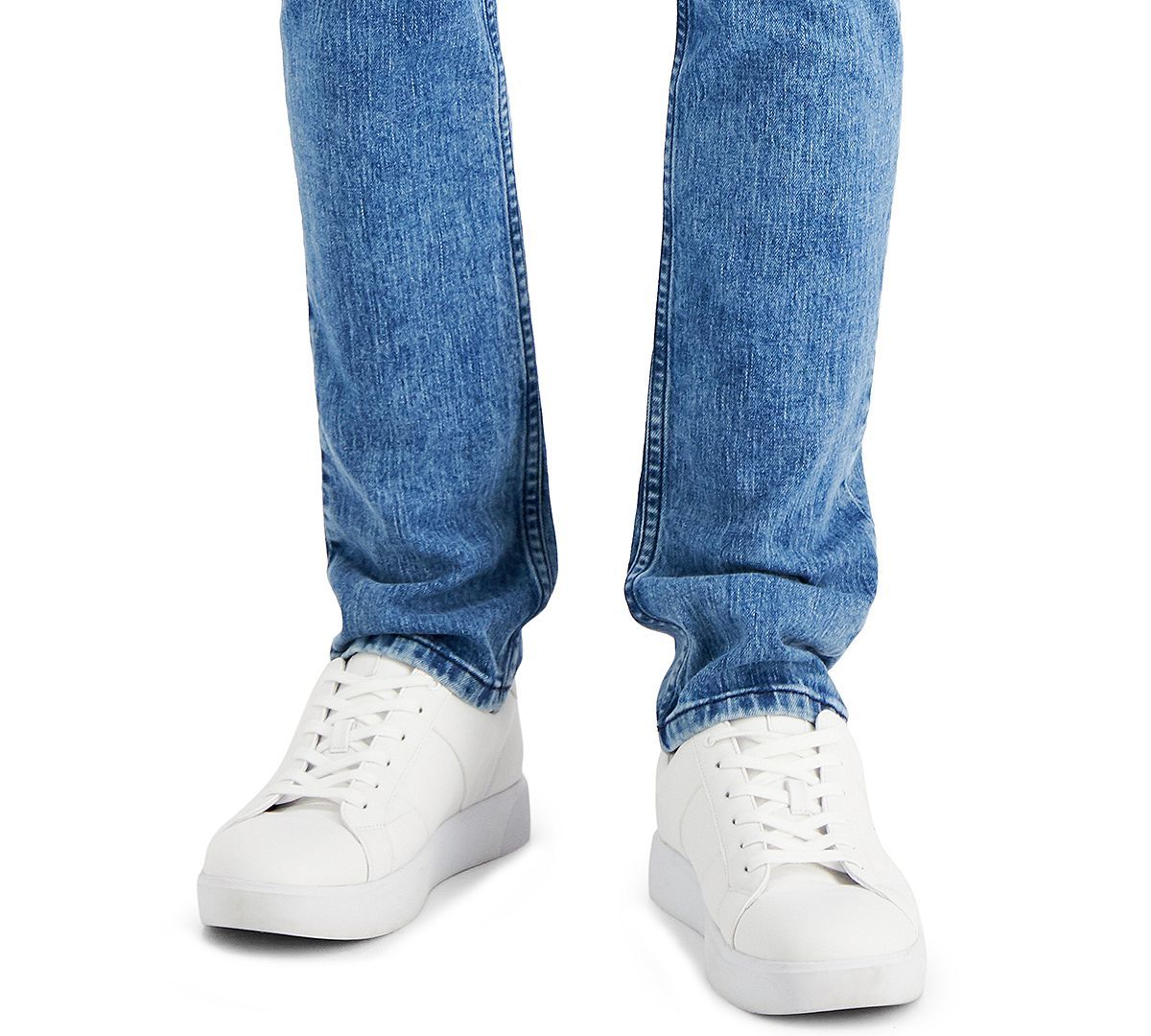 Inc International Concepts Acid-washed Biker Jeans Medium Wash