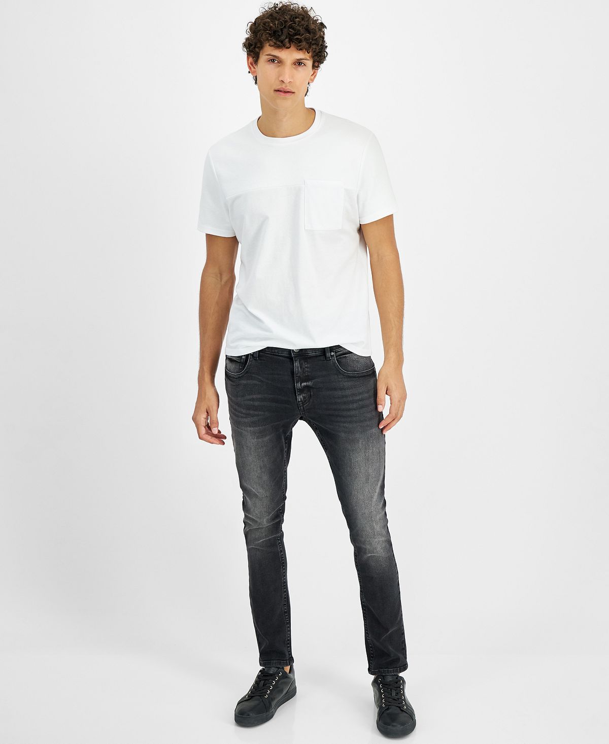 Inc International Concepts Skinny-fit Jeans Black Wash