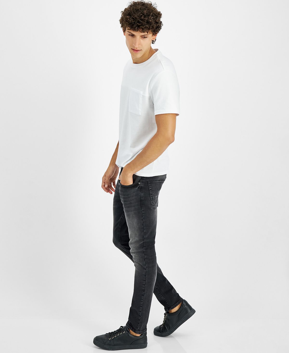 Inc International Concepts Skinny-fit Jeans Black Wash