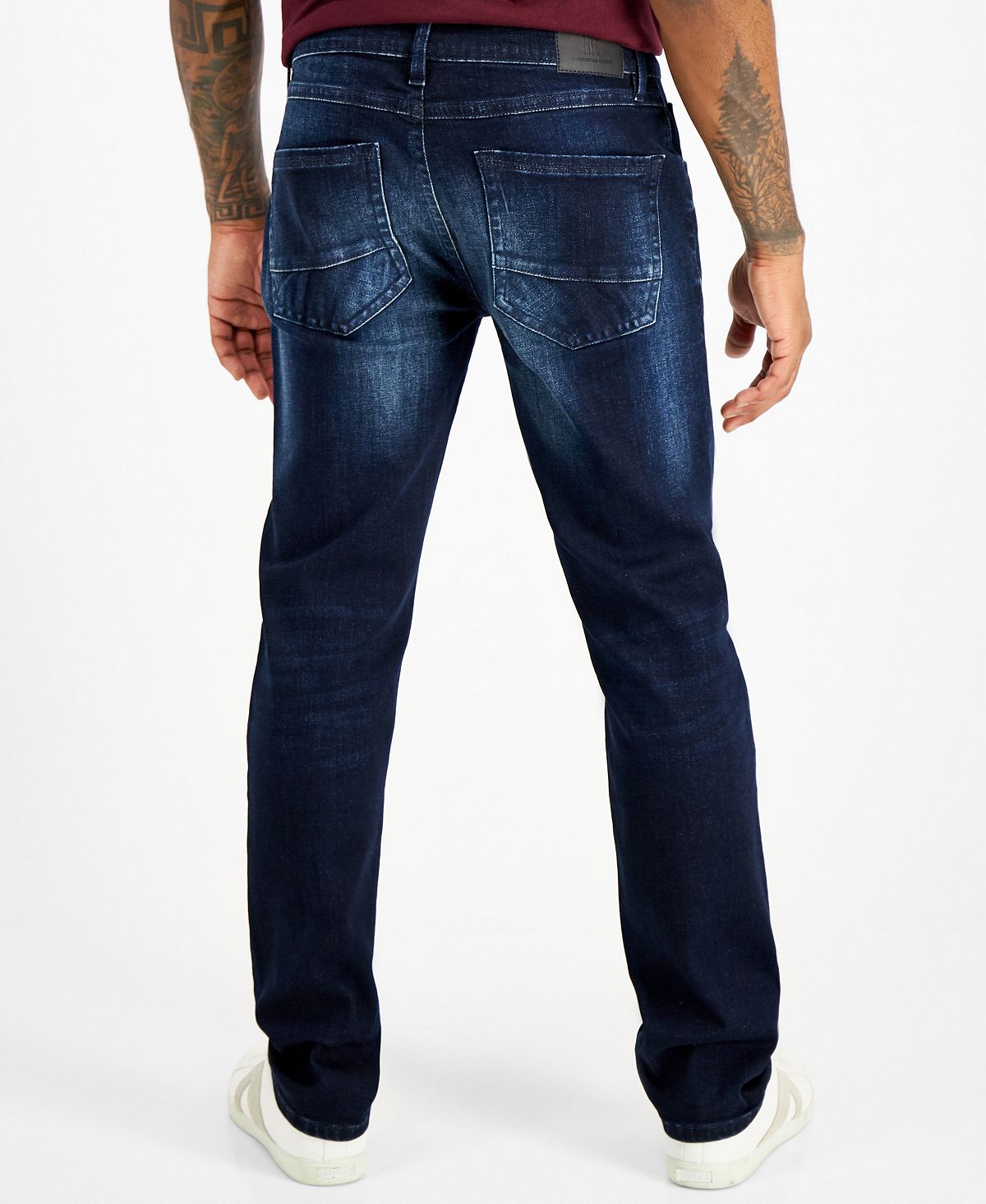 Inc International Concepts Slim Straight Denim Jeans Medium Wash
