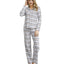 Ink+ivy Ink+ivy Wo Notch Pajama Top With The Lounge Pant Set Multi 1