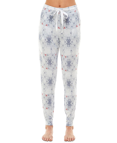 Jaclyn Intimates Whisper Luxe Lounge Jogger Pants Polar Knit