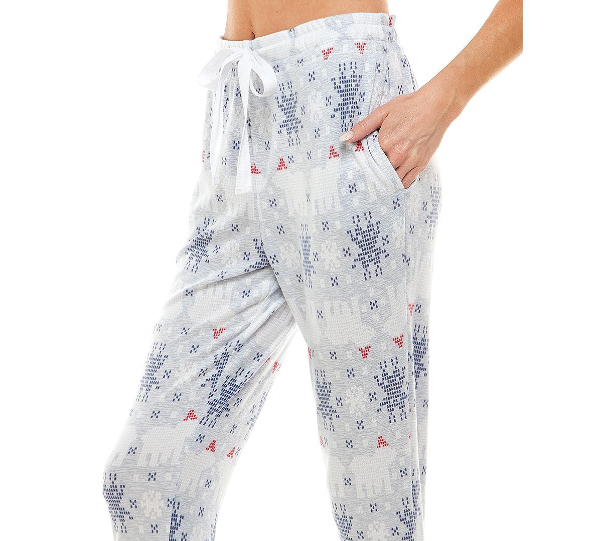 Jaclyn Intimates Whisper Luxe Lounge Jogger Pants Polar Knit