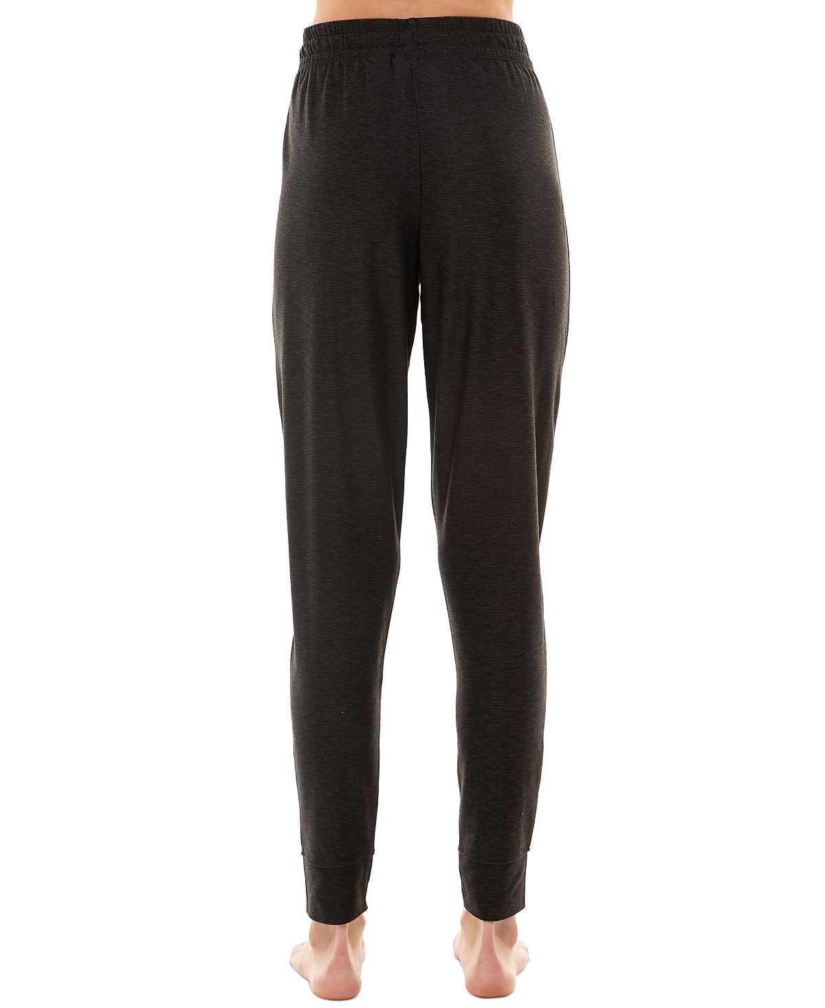 Jaclyn Intimates Yummy Jogger Pajama Pants Black Print