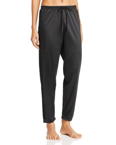 Jason Wu Stretch Satin Lounge Jogger Pants Black
