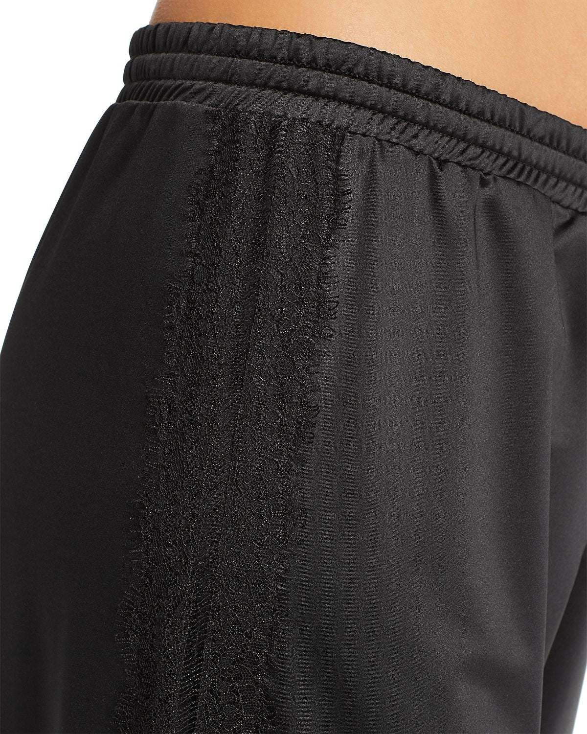 Jason Wu Stretch Satin Lounge Jogger Pants Black
