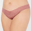 Jenni Plus One Lace Thong Underwear Mauve