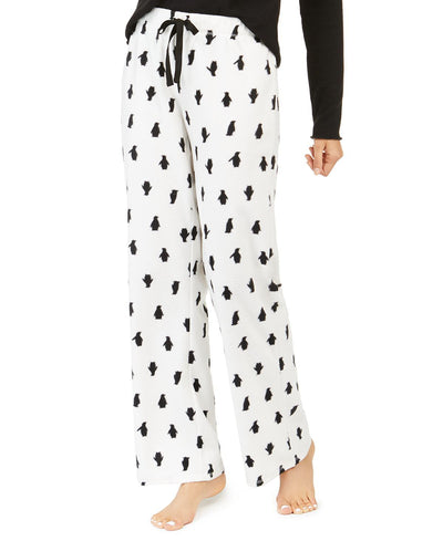 Jenni Printed Fleece Pajama Pants Penguin