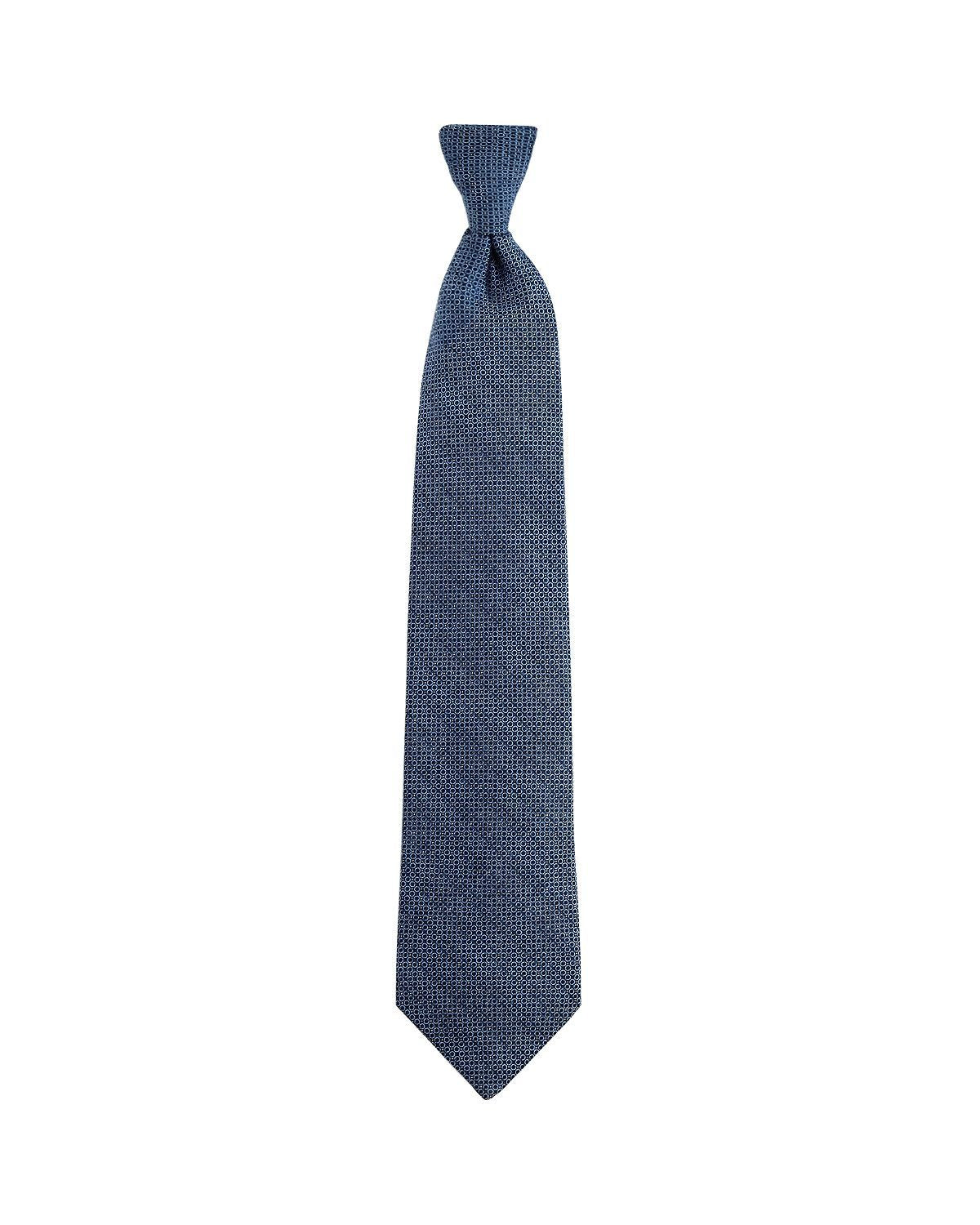 John Varvatos Star Usa Mini-circle Silk Classic Tie Summer Sky