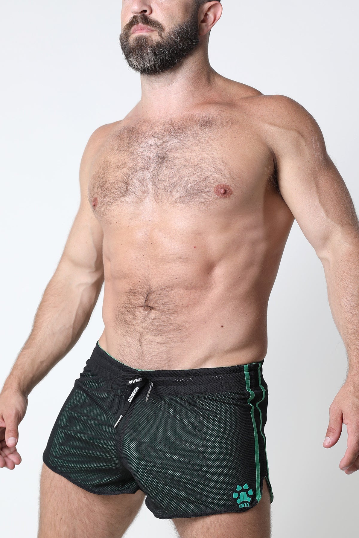 Kennel Club green Bandit Reversible Mesh Short