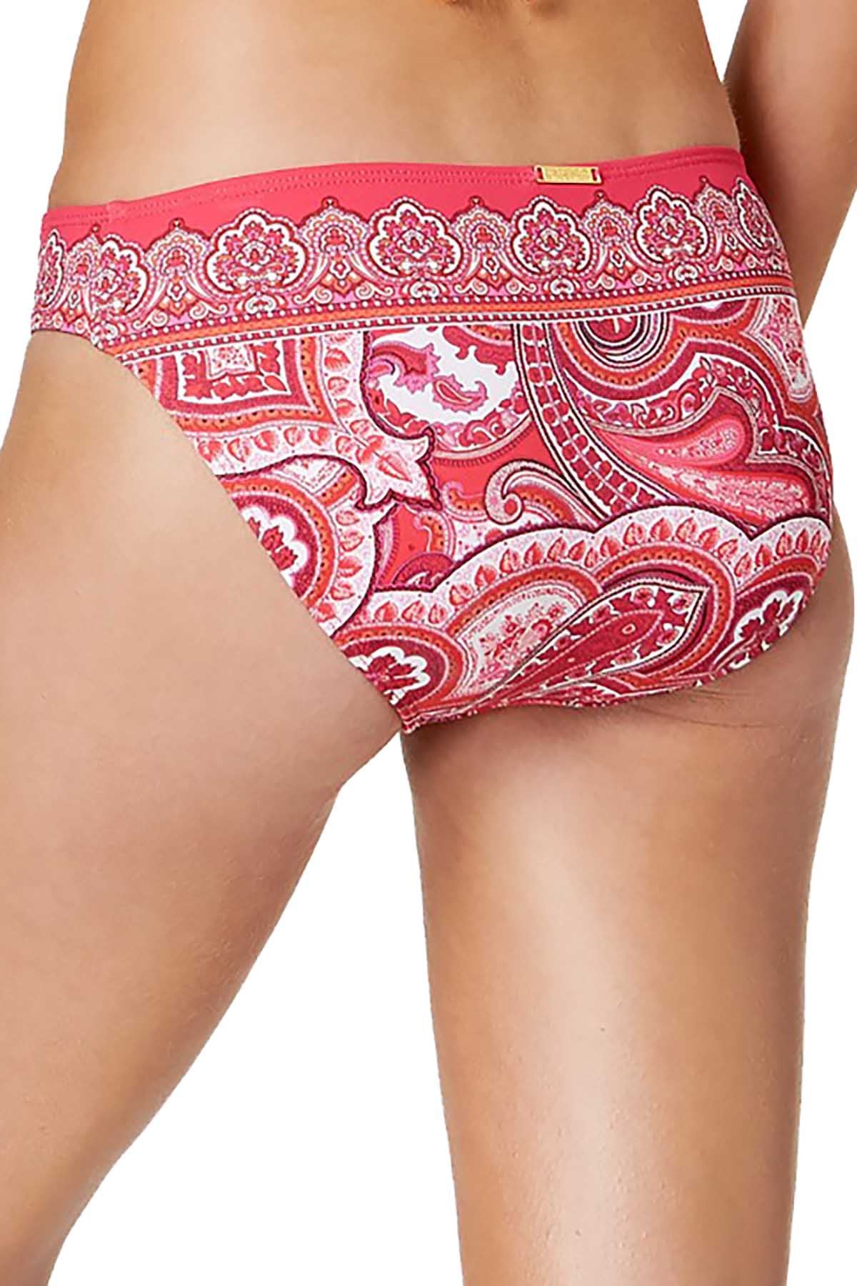 Lauren Ralph Lauren Aegean Paisley Bikini Bottom in Pink